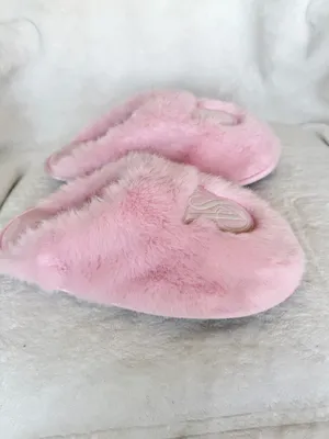 MWT Victoria’s Secret Luxe Plush Closed-Toe Slippers Size L thumbnail 2