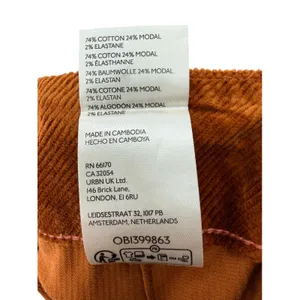 Maeve by Anthropologie The Colette Corduroy Wide Leg Pants Bronze 29 NEW thumbnail 8