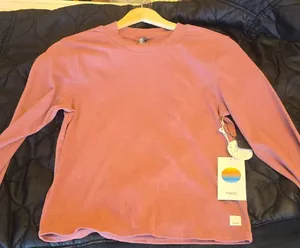 Vuori Men's Dusty Rose Crewneck Sweater thumbnail 1