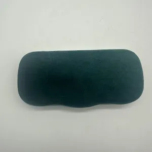 Gucci Authentic Designer Hard Velvet Clamshell Eyeglass Sunglasses Case In Green thumbnail 2