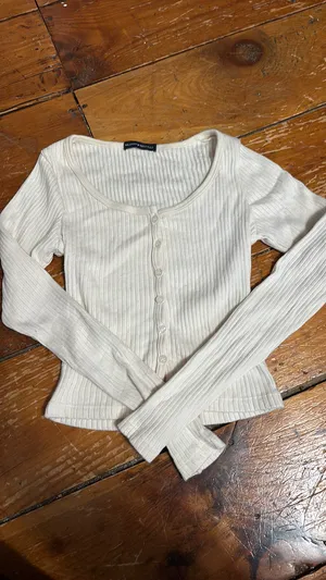 Brandy Melville Long Sleeve White thumbnail 3