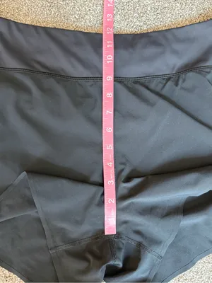Athleta Run With It 3.5” Shorts Women’s L Black Lined Running Athletic thumbnail 8