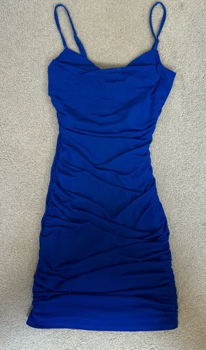 Windsor Blue Mini Homecoming Dress thumbnail 1