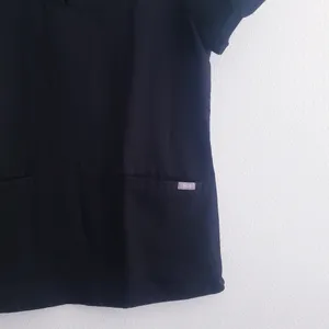 Figs V-Neckline Technical Collection Stub Short Sleeve Top thumbnail 3