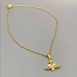 Vivienne Westwood Gold and White Necklace thumbnail 5