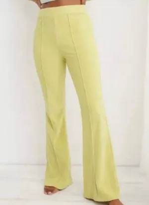 Aerie Green Groove On Flare Pants thumbnail 1