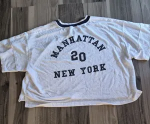 Aerie OfflinManhattan New York Graphic Kids Tee - White thumbnail 1