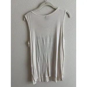 Paper Crane Ivory Graphic Elephant Tank Top Boho‎ Tribal Print Women's Size M thumbnail 2