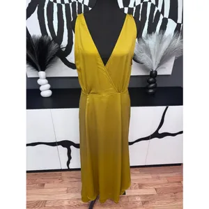 NWT French Connection Alessia Satin Wrap Dress 10 thumbnail 4