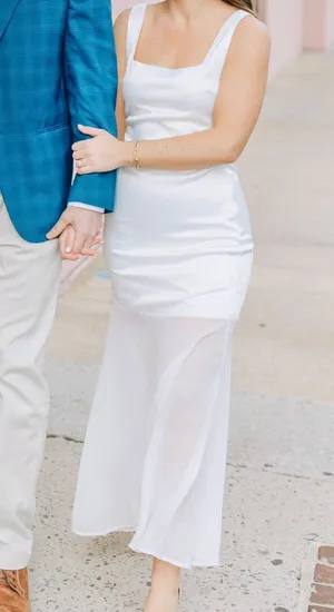 Boutique White Dress thumbnail 1