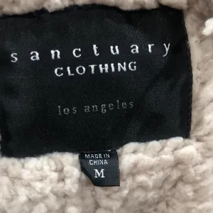 Sanctuary draped Sherpa vest thumbnail 6