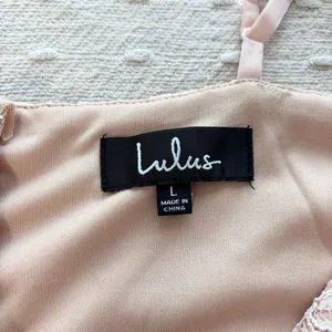 Lulus Sweet Blossom Blush Pink Lace Floral‎ Dress Size 10 thumbnail 11