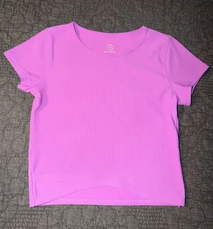 Move Theology Workout Top-Purple Women’s Size-M thumbnail 1