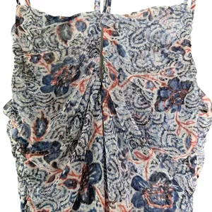 MISA Los Angeles Nicola Floral Mesh Halter Midi Dress Blue Size XS NWT thumbnail 7