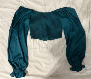 Altar'd State Crop Long Sleeve Top medium thumbnail 3