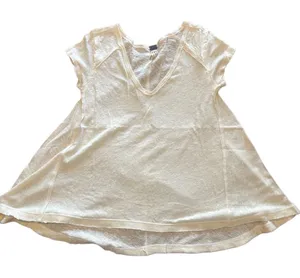 NWOT‎ FREE PROPLE white t shirt wide bottom size Xs thumbnail 1