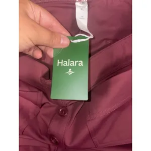 NWT Halara‎ Wide Leg Stretch Trousers Burgundy High Waist Smart Casual Size xl thumbnail 4