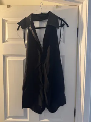 Vintage black playsuit Size M thumbnail 4