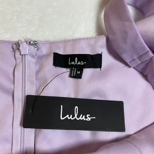NEW Lulus Glamorous Disposition Lavender Ruched Maxi Dress Size M Bridesmaid thumbnail 7