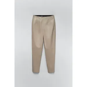 Zara Faux Leather High-Waisted Leggings Size M 8372/061/711 thumbnail 4