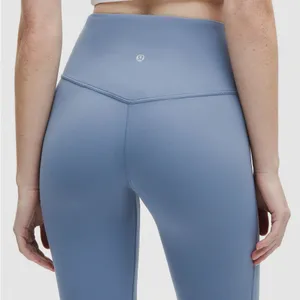 Lululemon‎ Align High Rise Mini Flare Blue Leggings thumbnail 4