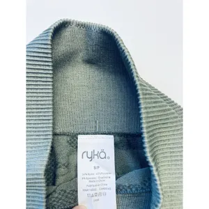 Ryka Camouflage Seamless Leggings Women Small‎ Green High Rise Ribbed Activewear thumbnail 4