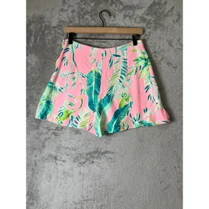 Lilly Pulitzer Faye Skort Chimpoiserie Coral Reef Tint Golf Tennis Size 6 New thumbnail 3