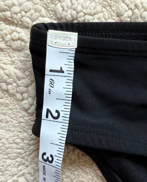 Women’s Black Bikini Bottoms - Mid Rise Medium Coverage Bathing Suit Bottoms thumbnail 5