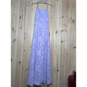 NWT Lulus Let There Be Romance Lavender Burnout Floral Maxi Dress Gala Size M thumbnail 2