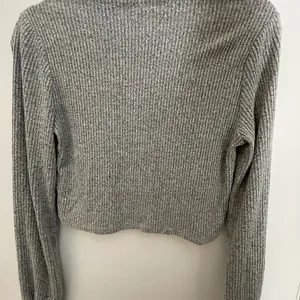 Garage Light Gray Ribbed Turtleneck Sweater thumbnail 3