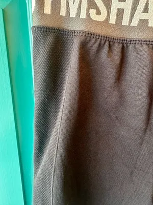 Gymshark Women’s Flex Collection Black Logo Band Athletic Shorts thumbnail 4
