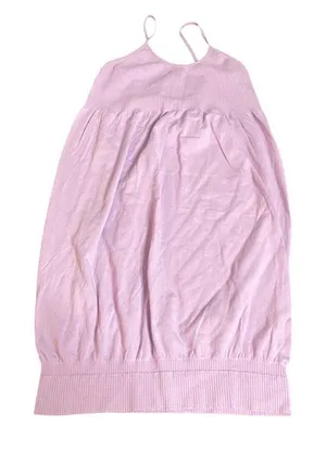F&F Lilac Purple Ribbed Knit Spaghetti Strap Mini‎ Dress Pastel Soft Girl Womens thumbnail 1