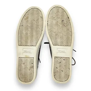 TOMS Lenox Pewter Metallic Leather Casual Lace Up Women's Sneakers Size 8.5 thumbnail 8