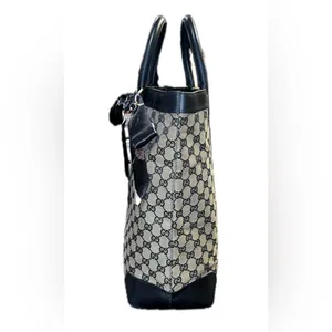 Authentic Gucci GG Monogram Canvas Tote Handbag thumbnail 3