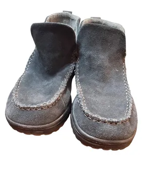 Hey Dude wms charcoal gray black suede ankle casual booties sz 7 SKU 10-477 thumbnail 11