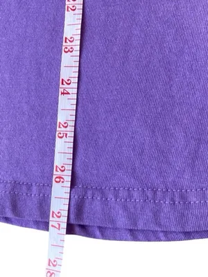 Ariat Rebar Work American Flag Purple V-Neck Tee Women's Large thumbnail 6