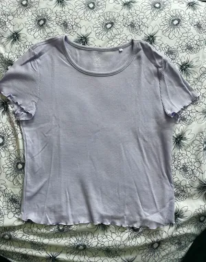 Lettuce Hem Crop Top thumbnail 1