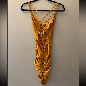 Windsor gold strapped dress thumbnail 3