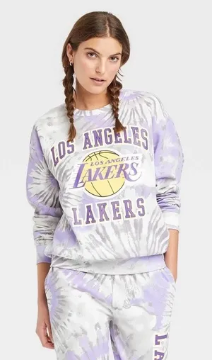 ✨Hybrid Women's NBA LA Lakers Graphic Sz Medium Sweatshirt✨ thumbnail 1