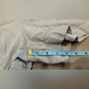 Gap linen blend pull on short khaki sand tan size medium thumbnail 10