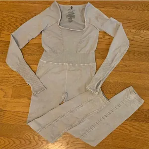 Free People Good Karma Long-Sleeve Onesie ice grey size XS/S thumbnail 9