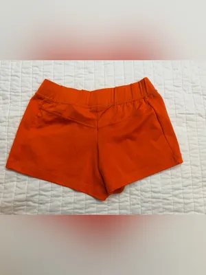 Vintage Hooters Uniform Running Shorts Women's Double Extra Small XXS Orange thumbnail 2