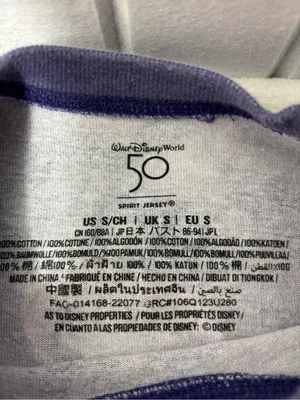 Walt Disney World 50th Anniversary Tie-Dye‎ Spirit Jersey Purple Size S thumbnail 9