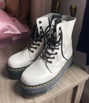 White Doc Marten Boots thumbnail 1