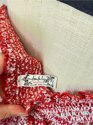Free people Boho Floral Halter Maxi Dress in Red and Purple thumbnail 2