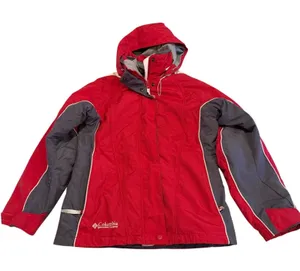 Columbia Womens Interchange Jacket Small Red Gray 3-in-1 Ski‎ Snow Winter Coat thumbnail 1