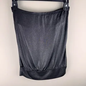 FOREVER 21 Black Strapless Top Sz M Rhinestone V Club Date Night‎ Party Rave thumbnail 10