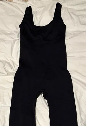 Black Boot-Cut Shaping Jumpsuit for Women thumbnail 1