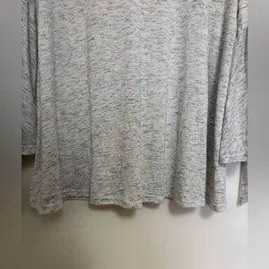 Altar’d State Gray‎ Flutter Sleeve Blouse Size Medium thumbnail 5