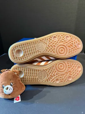 Rare Women’s Adidas handball Spezial “Care Bears” size 9w comes with care bear thumbnail 6